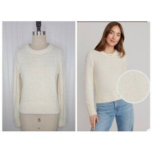 Old Navy Cream Eyelash Sparkly Women Sweater NEW Size M
